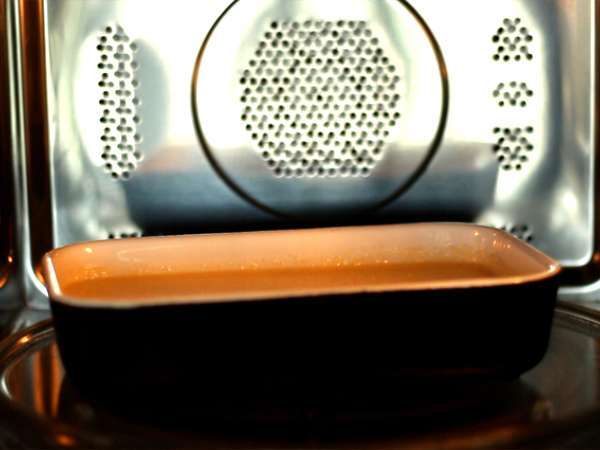 Puding kelapa dalam microwave dalam 8 menit - Persiapan langkah 4