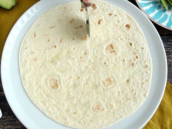 Bungkus panggang ala brunch - Tortilla Wrap Hack - Persiapan langkah 1