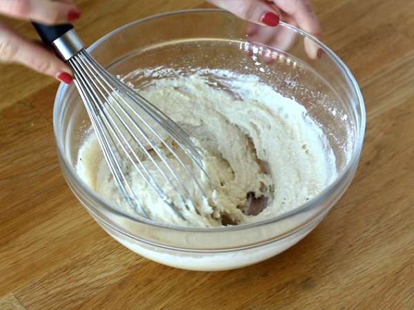 Muffin jantung cokelat - Vegan dan bebas gluten - Persiapan langkah 2