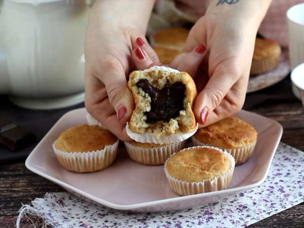 Muffin jantung cokelat - Vegan dan bebas gluten - Persiapan langkah 4