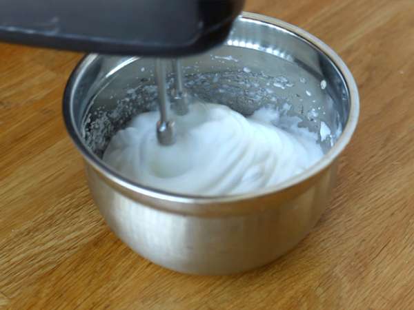 Kue puding vanila - Persiapan langkah 4