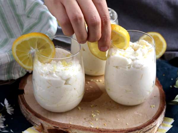 Mousse lemon yang mudah - Persiapan langkah 5