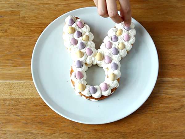 Kue tart kelinci telur Paskah - Persiapan langkah 10