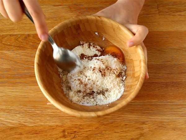 Bayam, ricotta, dan pai telur - Torta Pasqualina dari Italia - Persiapan langkah 1