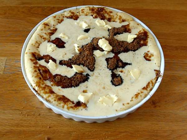 Pai gula buatan sendiri - Persiapan langkah 7