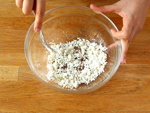 Roti cukini dan roti feta - Persiapan langkah 3