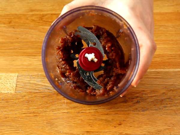 Karamel kurma - Persiapan langkah 2