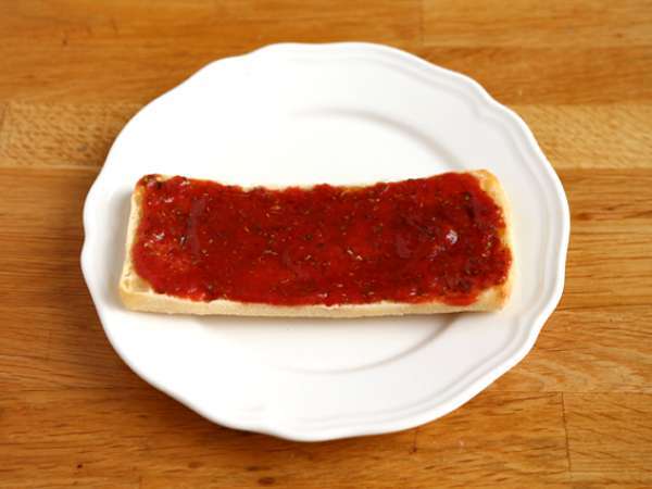 Chorizo dan Emmental Panini - Persiapan langkah 1