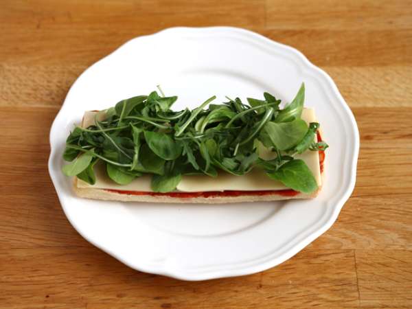 Chorizo dan Emmental Panini - Persiapan langkah 3