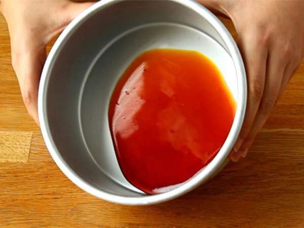 Flan kelapa di Cookeo - Persiapan langkah 1