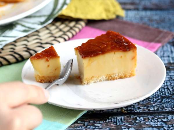 Flan kelapa di Cookeo - Persiapan langkah 8