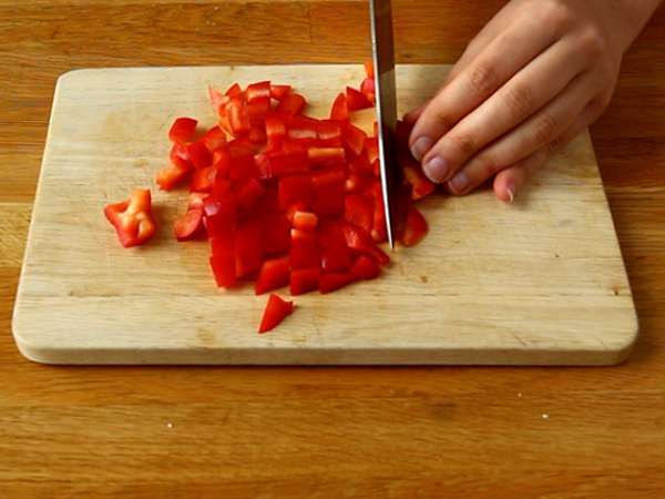 Stoples Salad Meksiko - Persiapan langkah 2