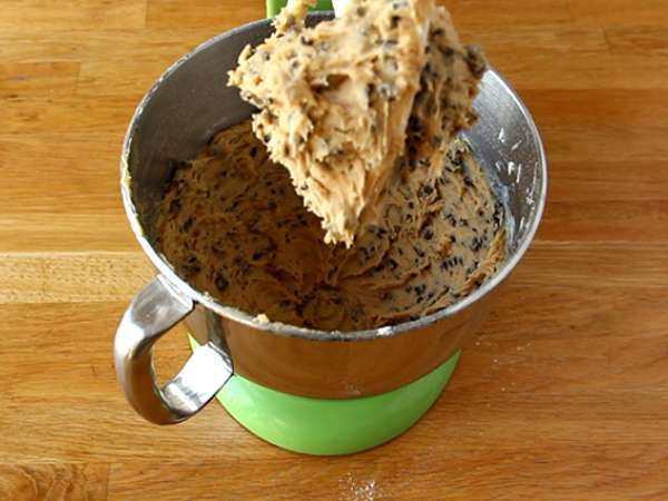 Kue kue coklat chip - Persiapan langkah 3