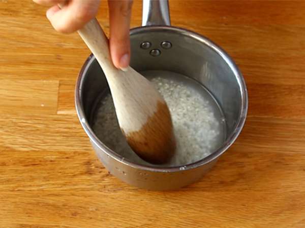 Mangkuk Poké dengan salmon - Persiapan langkah 1