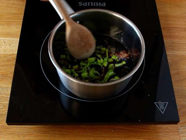 Sate daging sapi yakitori dengan keju - Persiapan langkah 2