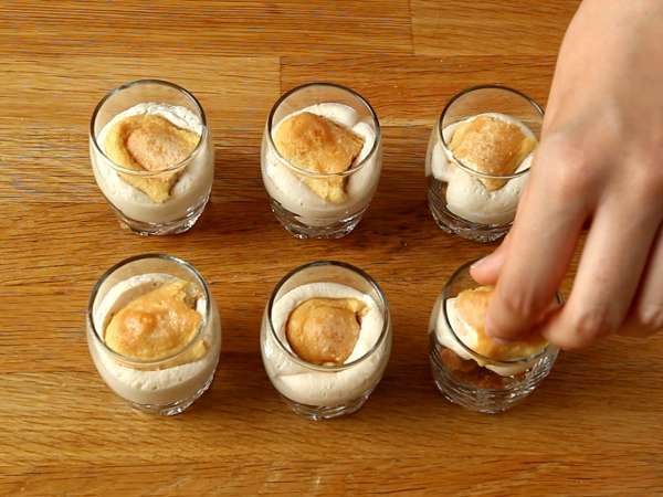 Gelas mousse speculoos - Persiapan langkah 5