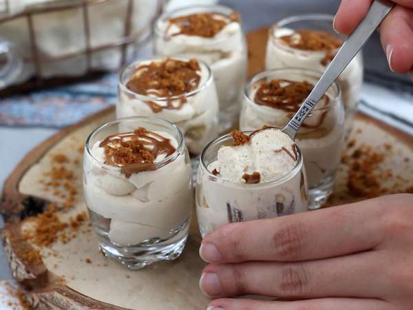Gelas mousse speculoos - Persiapan langkah 7