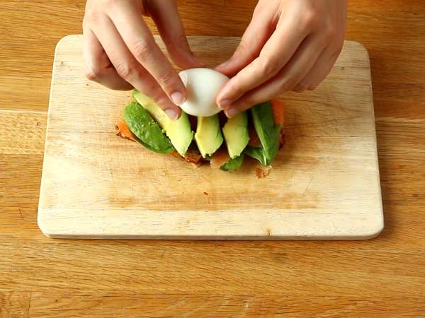 Sandwich makan siang croissant - Persiapan langkah 4