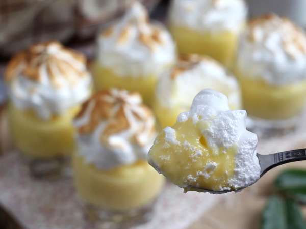 Gelas pai meringue lemon - Persiapan langkah 10