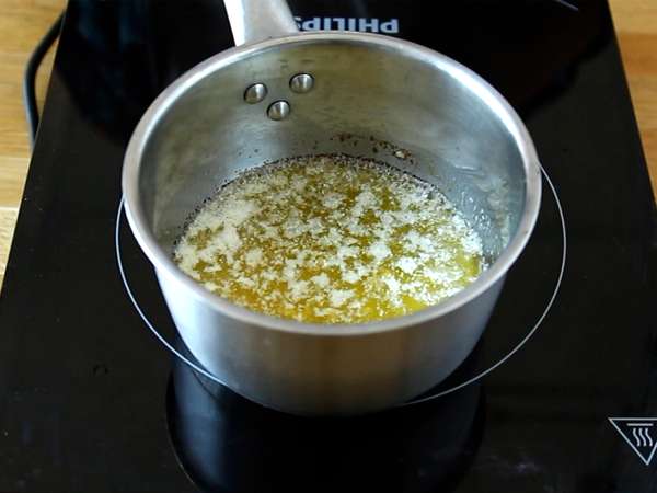 Kue kering harimau cokelat - ganache renyah - Persiapan langkah 1