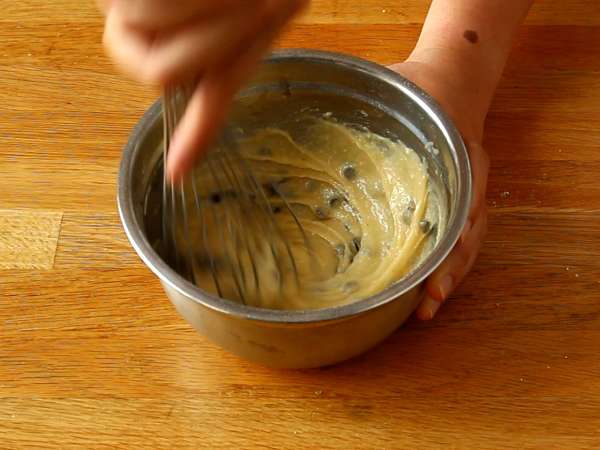 Kue kering harimau cokelat - ganache renyah - Persiapan langkah 4