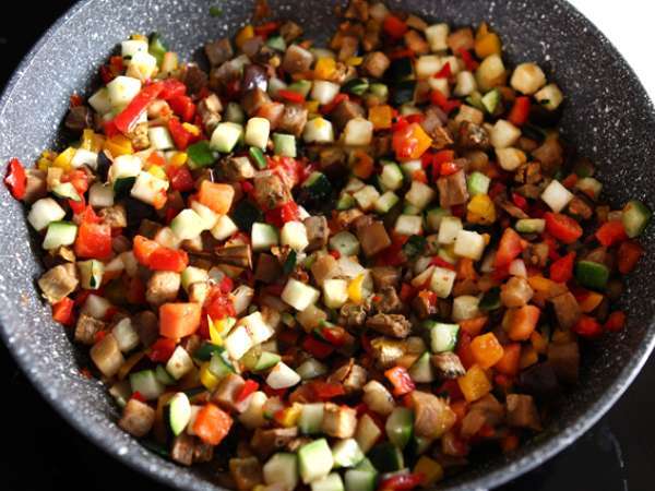 Flan sayuran - Hidangan untuk semua orang - Persiapan langkah 1