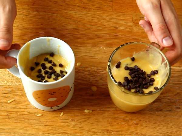 Kue kue mug - Persiapan langkah 4