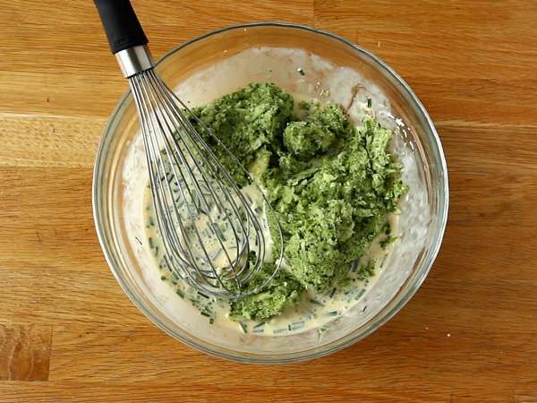 Terrine cukini dan salmon asap - Persiapan langkah 4