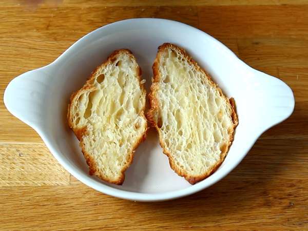 Croissant yang hilang di dalam oven - Persiapan langkah 1
