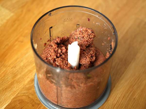 Bakso seitan vegetarian dengan saus tomat - Persiapan langkah 2