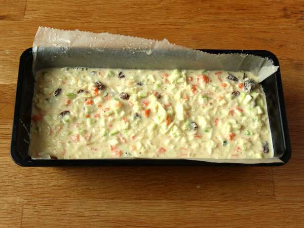 Kue semolina dengan cukini dan wortel - Persiapan langkah 4