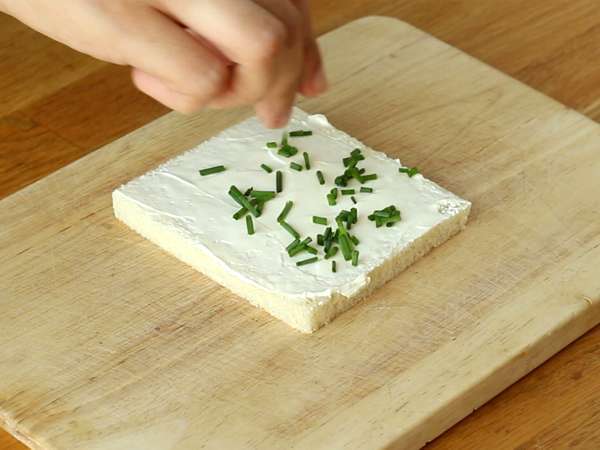 Roti panggang batang kayu Yule - Persiapan langkah 1