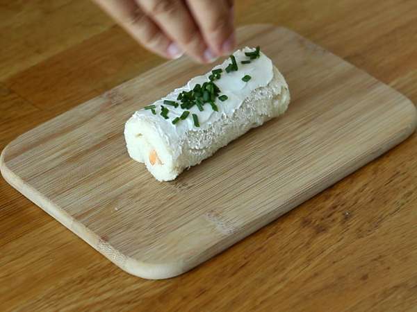 Roti panggang batang kayu Yule - Persiapan langkah 4