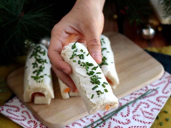 Roti panggang batang kayu Yule - Persiapan langkah 5