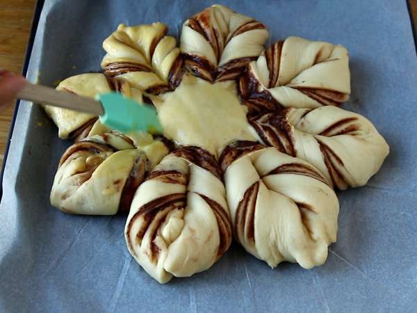 Serpihan brioche dengan olesan - Persiapan langkah 12