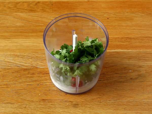 Tiram ceviche: leche de tigre dan markisa - Persiapan langkah 2