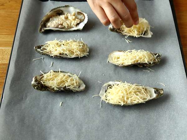 Tiram gourmet au gratin - Persiapan langkah 3