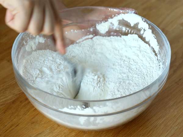 Scone cokelat yang mudah dan lembut - Persiapan langkah 1