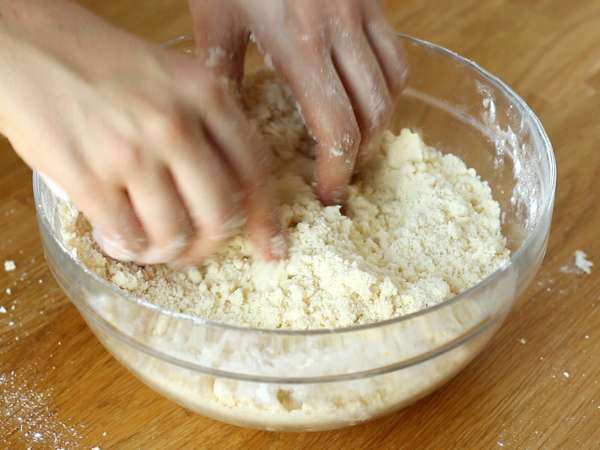 Scone dengan kulit lemon - Persiapan langkah 2