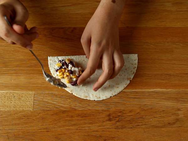 Samosa taco vegetarian - Persiapan langkah 2