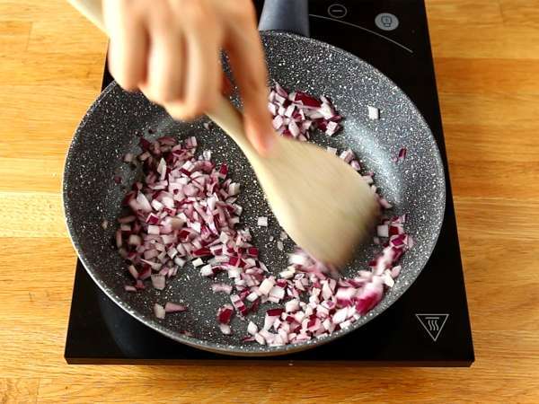 Taco dengan samosa daging cincang - Persiapan langkah 1