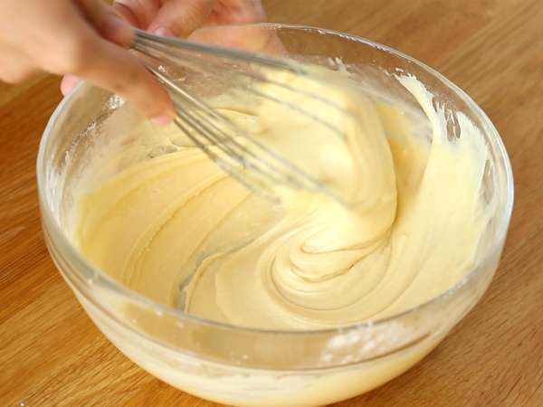 Muffin marmer - Persiapan langkah 1