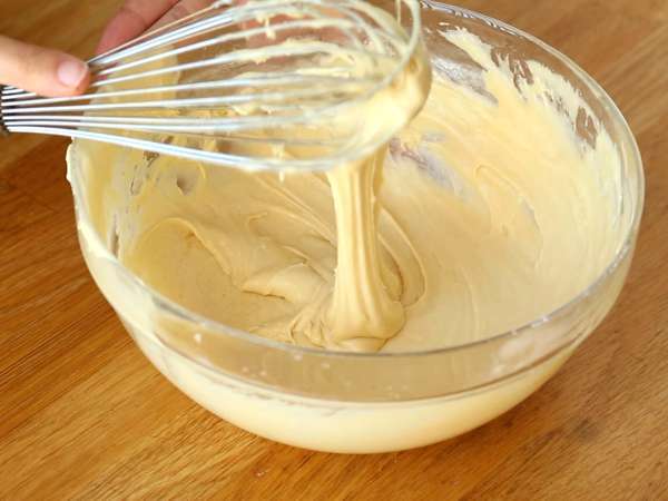 Muffin marmer - Persiapan langkah 3