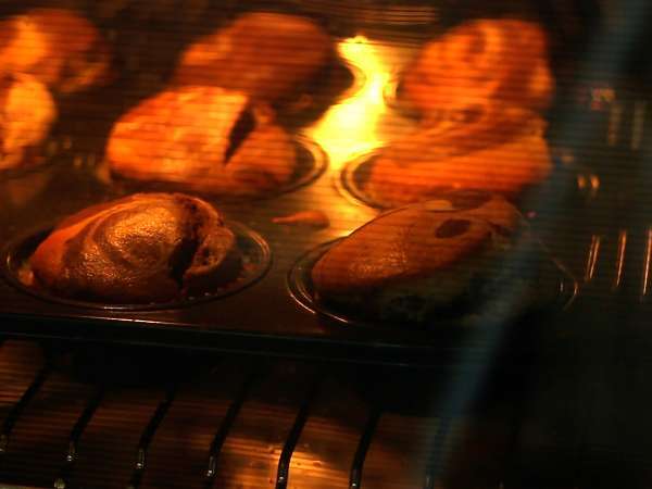 Muffin marmer - Persiapan langkah 6