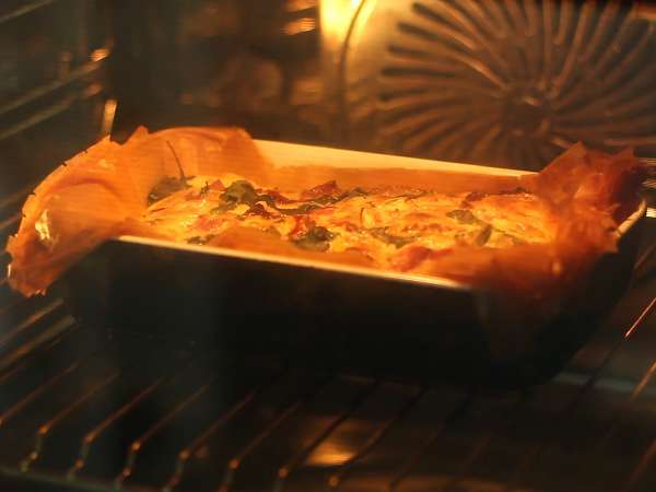 Kue tart filo Italia cepat saji - Persiapan langkah 5