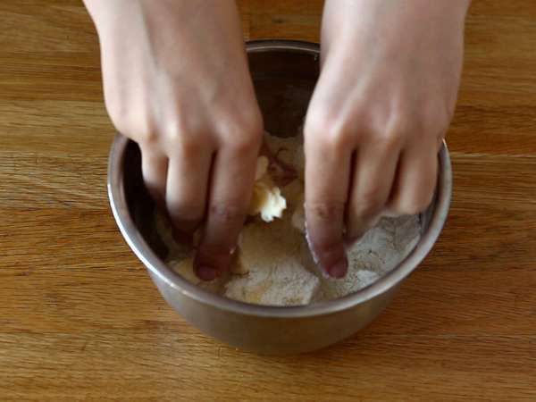 Remahan apel-pir yang ekstra renyah dan meleleh - Persiapan langkah 2