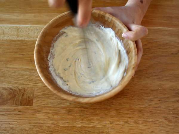 Sandwich wafel kentang dengan raclette, makanan yang menenangkan - Persiapan langkah 2