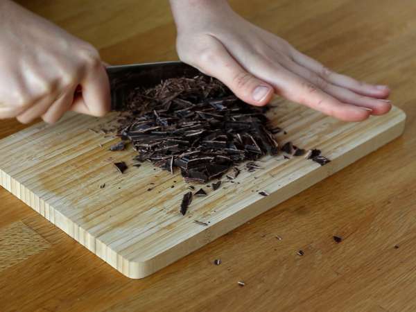 Hati puff pastry ekstra renyah dengan raspberry dan pai cokelat - Persiapan langkah 3