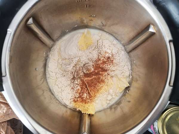 Saus Béchamel dengan Thermomix - Persiapan langkah 1