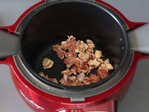 Paella super cepat dengan Cookeo - Persiapan langkah 3